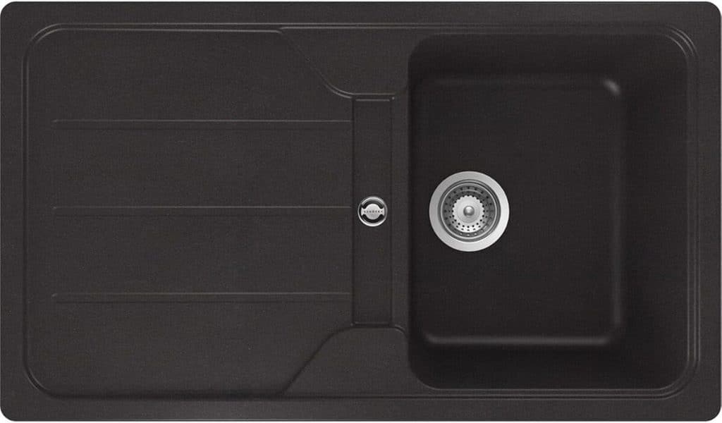 Test de l'évier en granit noir Schock Formhaus D-100 Nero