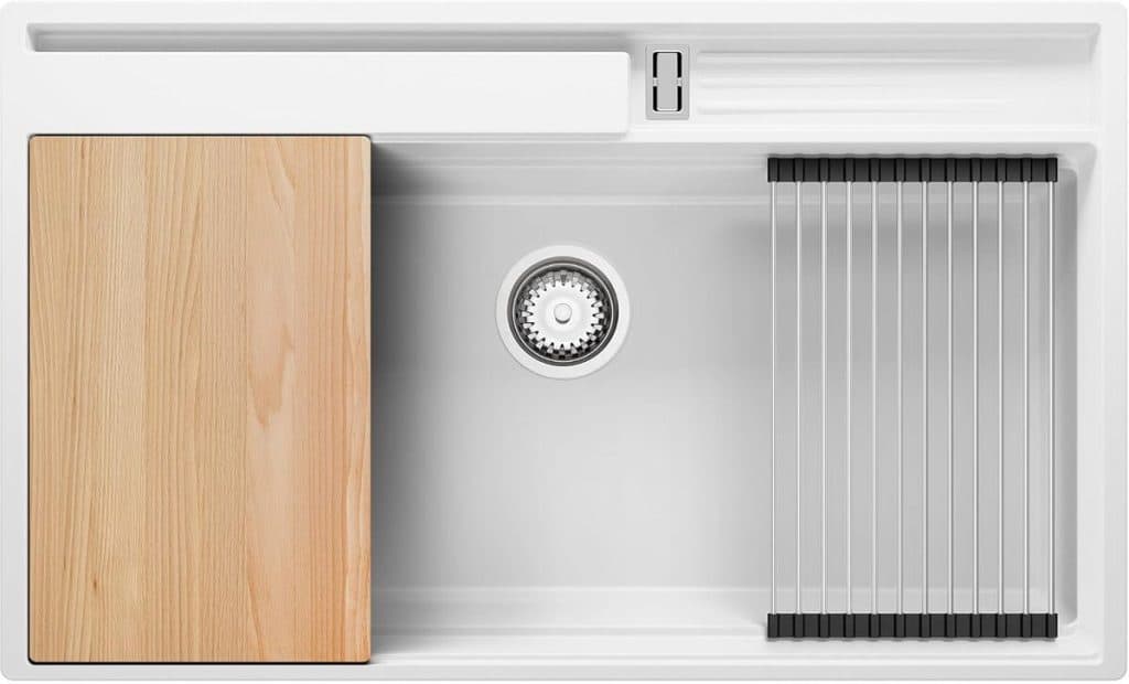 Test : évier Primagran Oslo Pocket granit blanc 88x53 cm