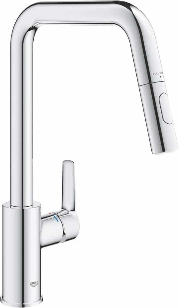 Test : robinet Grohe Start avec douchette extractible et rotation 360°