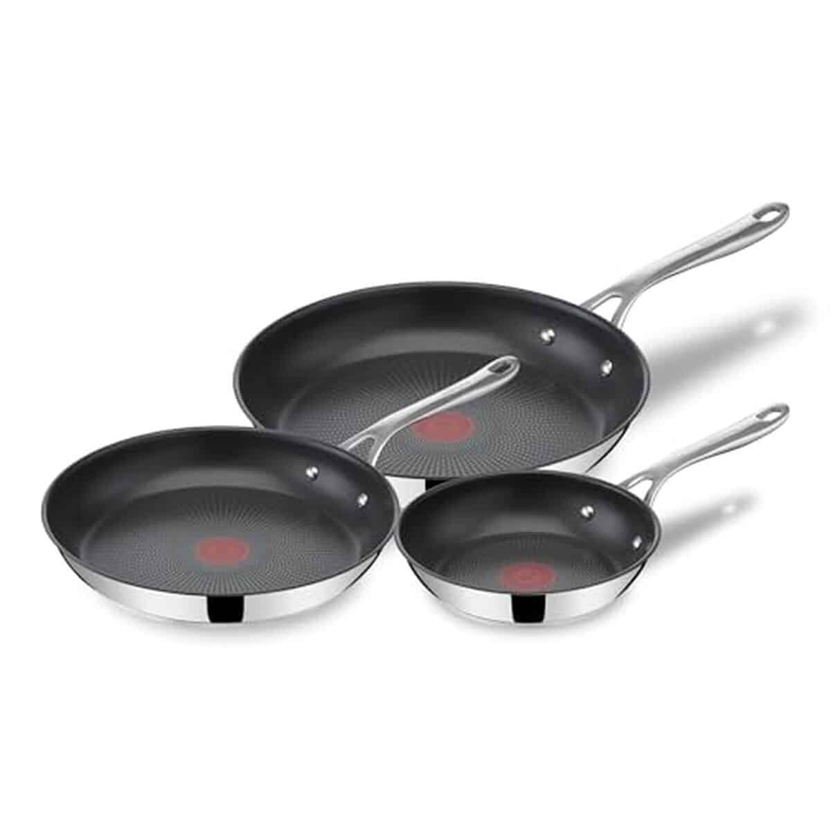 Test de la batterie de cuisine Jamie Oliver inox avec revêtement antiadhésif