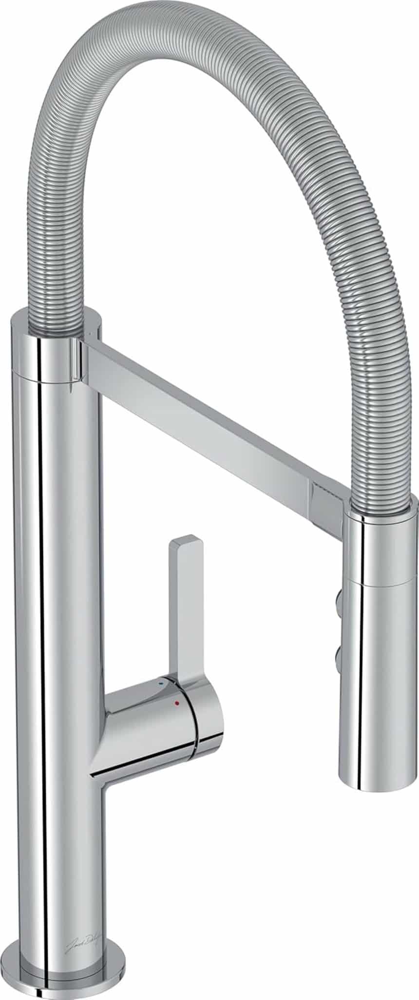 Test du mitigeur de cuisine Jacob Delafon Spirale bec haut chrome