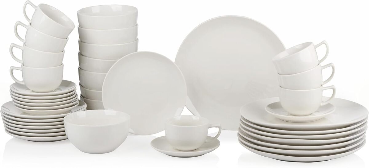 Test du service de table 40 pièces alpina : élégance et praticité