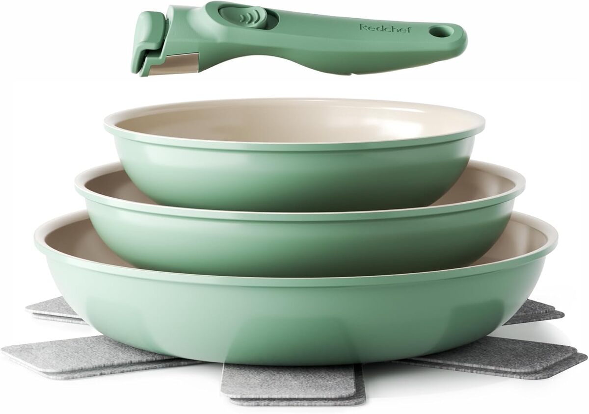 Test : poêles Redchef céramique et poignées amovibles