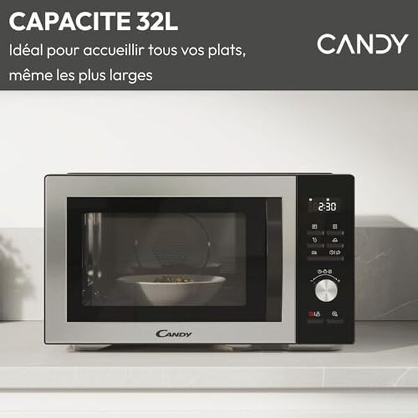 Analyse complète du four combiné Candy CMCA29EDLB 29L 1000W : performances, fonctionnalités et avis utilisateur détaillés pour un choix éclairé