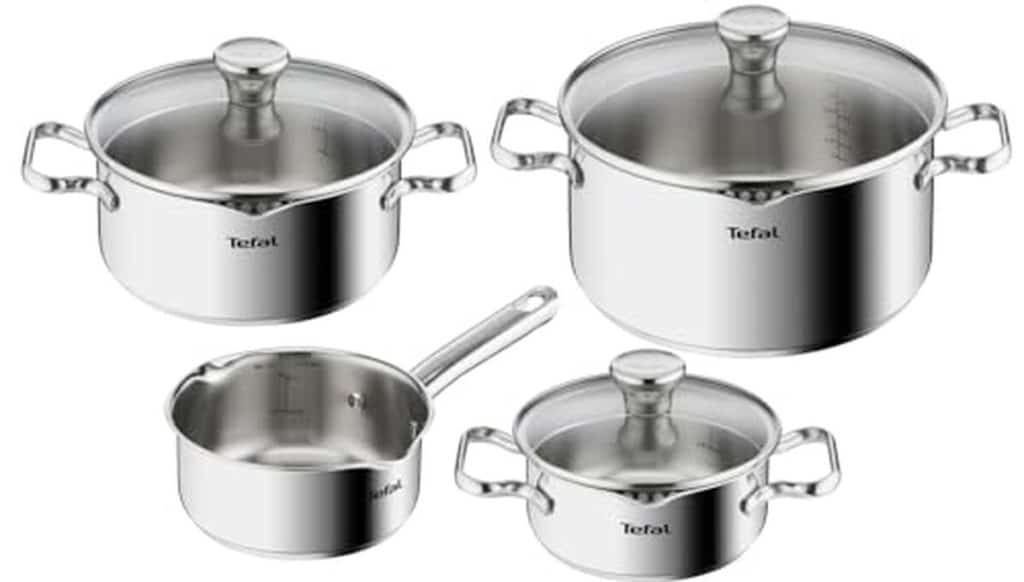 Test batterie de cuisine Tefal Duetto Inox 7 pièces