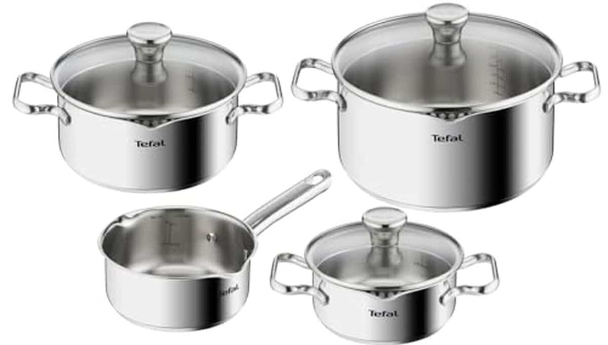 Test batterie de cuisine Tefal Duetto Inox 7 pièces