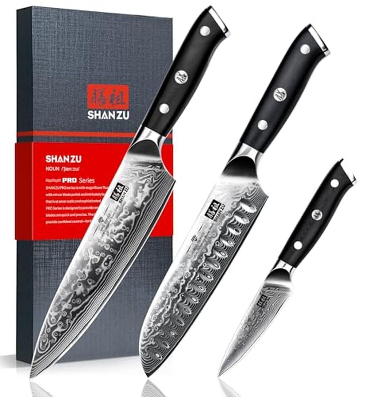 Test : couteaux de cuisine damas SHAN ZU PRO Series