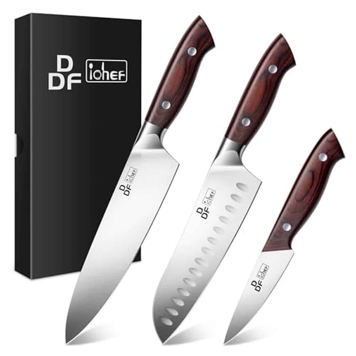 Test des couteaux de cuisine DDF iohEF : tranchant et polyvalence