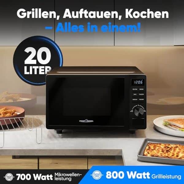 Découvrez le micro-ondes profiCook PC MWG 1278 : un appareil compact aux fonctionnalités avancées pour une cuisine plus pratique et efficace.