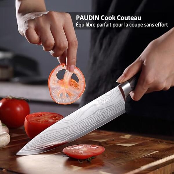 plongez dans notre test complet des couteaux Paudin en acier inoxydable allemand : performance, durabilité et design exceptionnel pour tous les chefs amateurs ou professionnels
