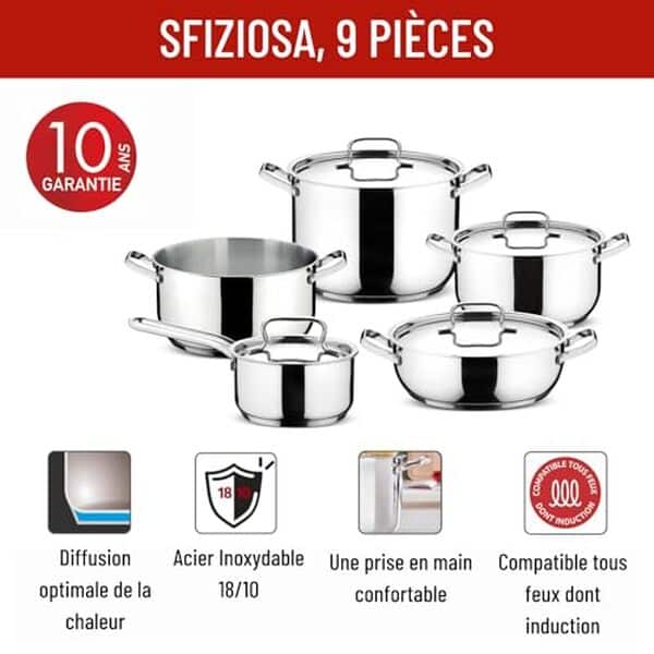 Découvrez notre avis détaillé sur le lot de casseroles Lagostina Sfiziosa : qualité inoxydable, performance de cuisson et durabilité testées pour vous. 