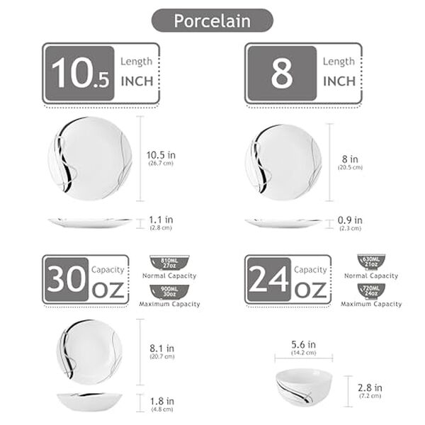 Découvrez notre avis détaillé sur le service de table VEWEET Fiona 24 pièces : qualité, design et fonctionnalité pour votre cuisine et table. 