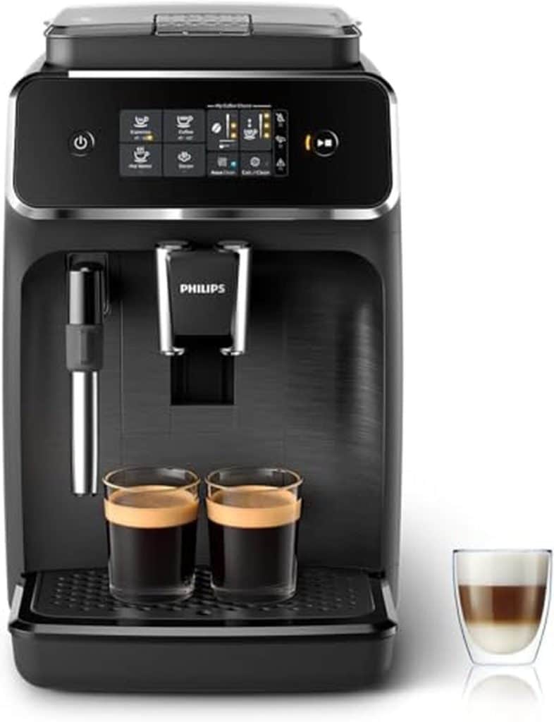 Test de la Philips expresso broyeur série 2200 : écran tactile et broyeur céramique