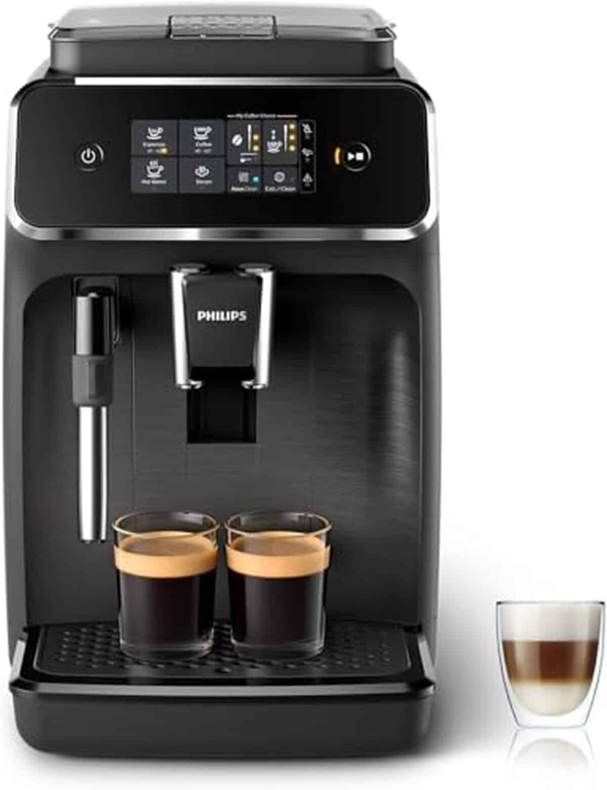 Test de la Philips expresso broyeur série 2200 : écran tactile et broyeur céramique