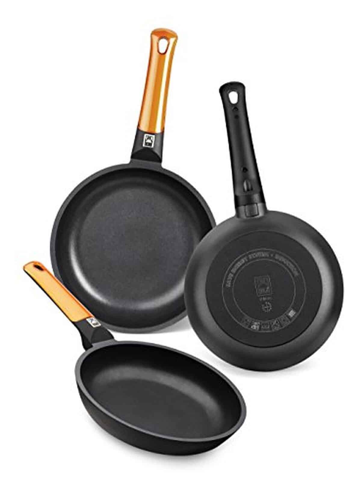 Test des poêles BRA Efficient orange : performance antiadhésive