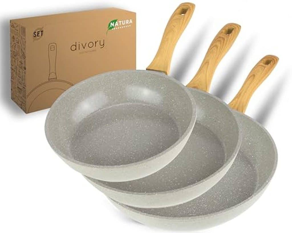 Test : set de poêles en céramique Divory Natura