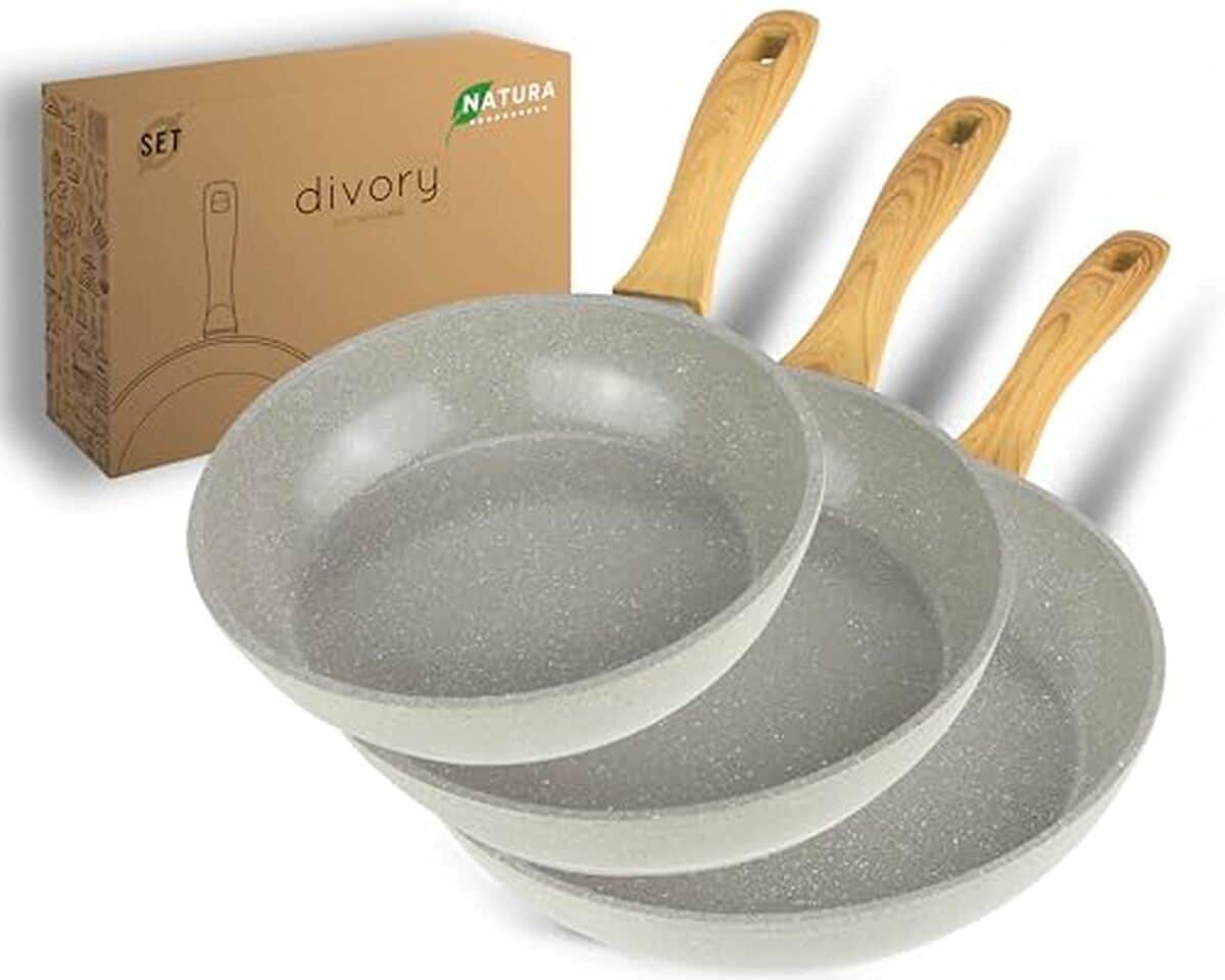 Test : set de poêles en céramique Divory Natura