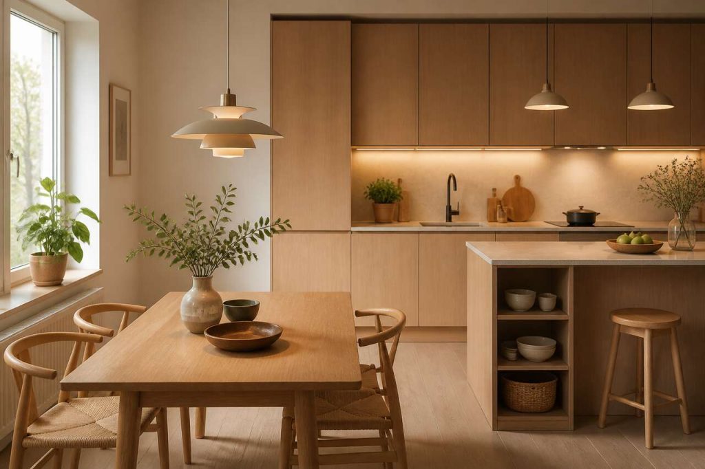 Style scandinave en cuisine : tendance du nord