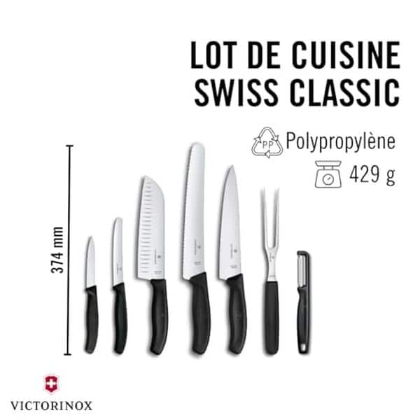 Découvrez notre test détaillé du set de couteaux Victorinox Swiss classic 7 pièces : qualité suisse, performance en cuisine et avis complet sur cet ensemble incontournable.