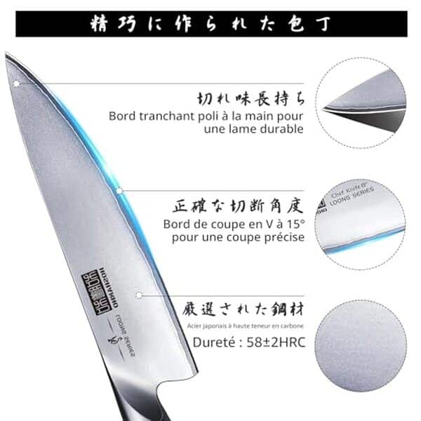 Découvrez notre test complet du set de couteaux HOSANHO 16 pièces ultra tranchant : qualité, durabilité et performance en cuisine. 