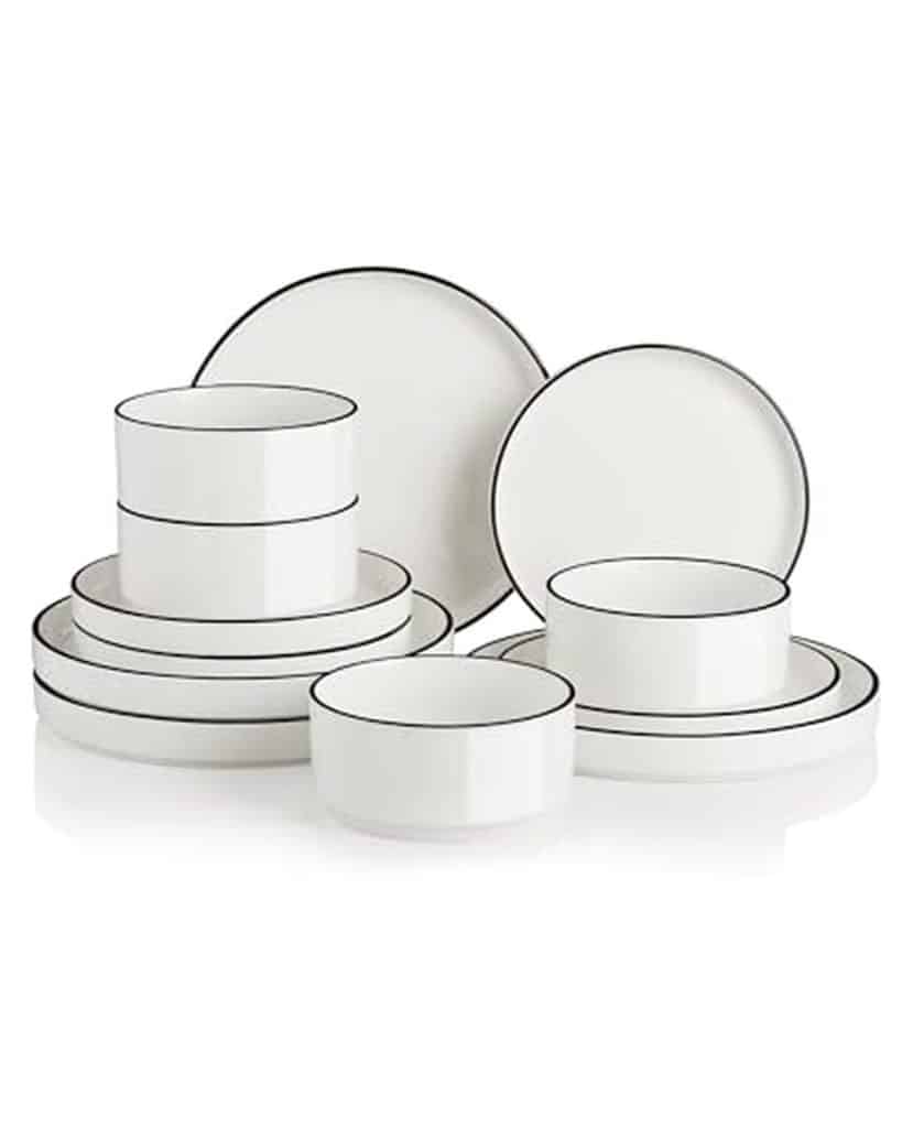 Avis service de table Sweejar Home 12 pièces : élégance classique et moderne
