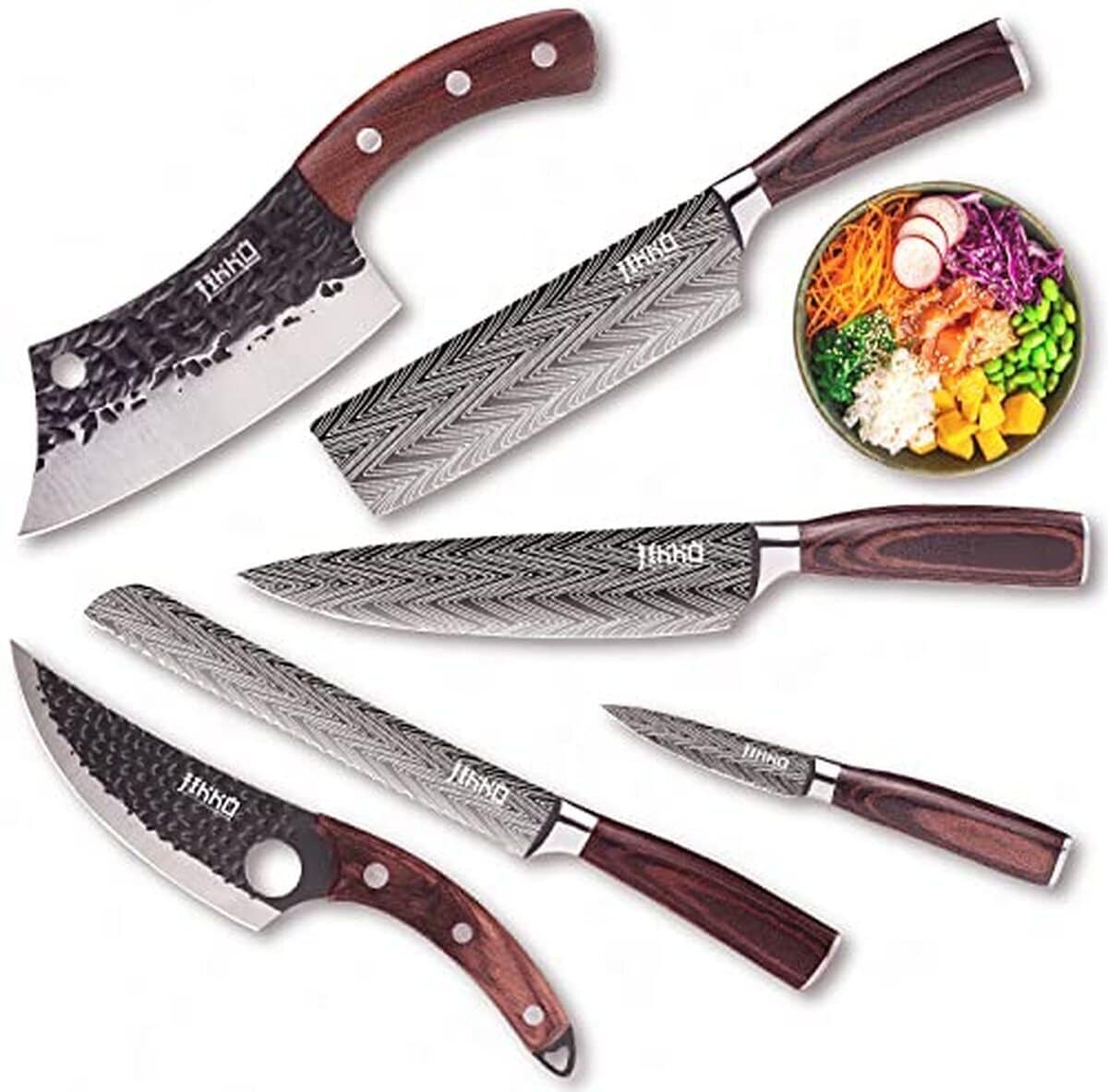 Test des couteaux JIKKO Édition essentielle en acier japonais