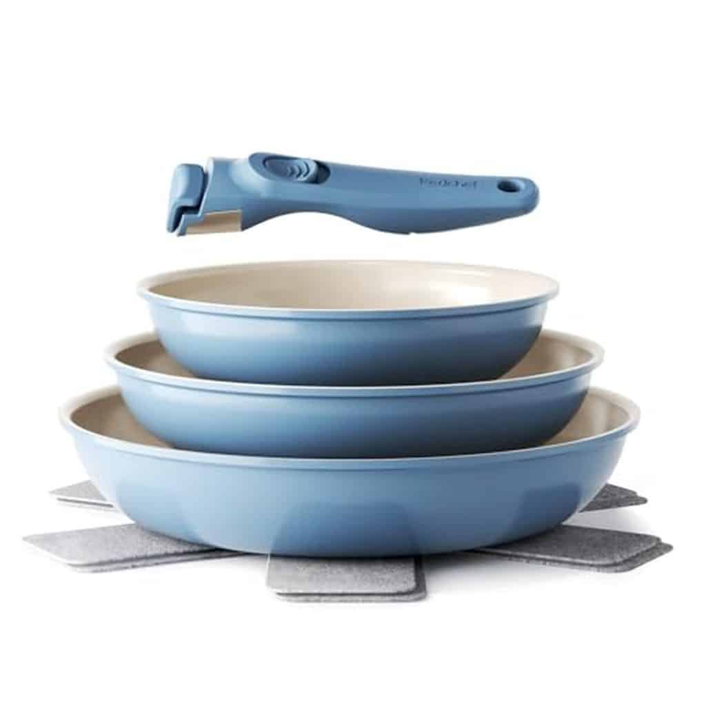 Test Redchef : poêles céramique 20/24/28 cm pour camping