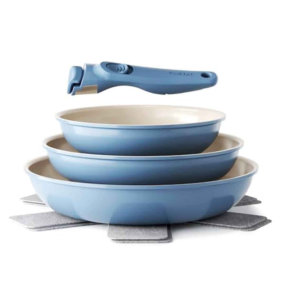 Test Redchef : poêles céramique 20/24/28 cm pour camping