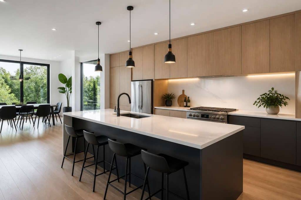 Cuisine avec îlot central : avantages et astuces