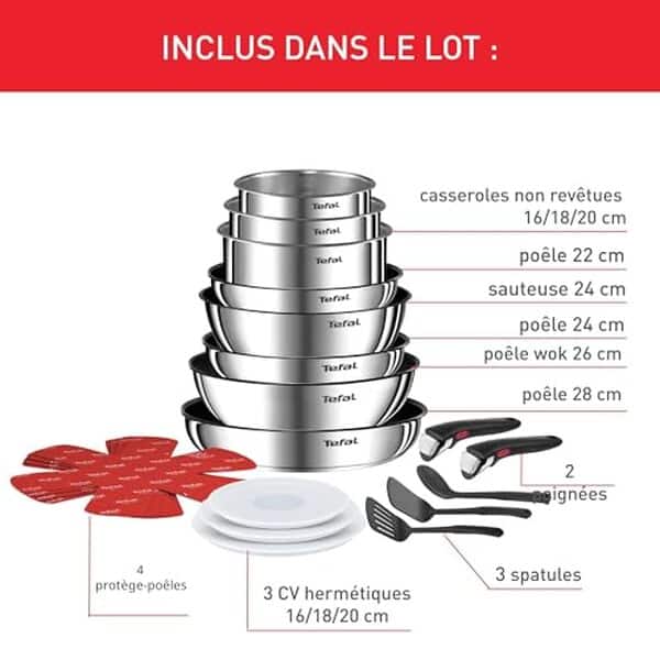 Découvrez notre test détaillé de la batterie Tefal Ingenio 20 pièces : performance en induction, praticité des poignées amovibles et qualité de cuisson à la loupe. 