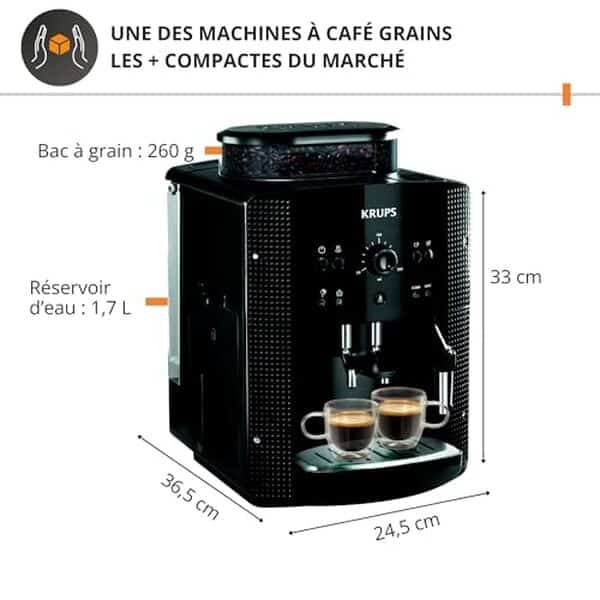 Découvrez notre test complet de la machine à café grain Krups essential YY8125FD : qualité d'espresso, facilité d'utilisation et rapport qualité-prix analysés en détail. 