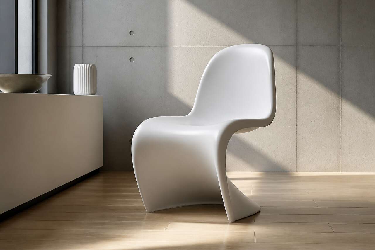 Le mat&eacute;riau innovant: comment la panton chair a rendu possible le monobloc