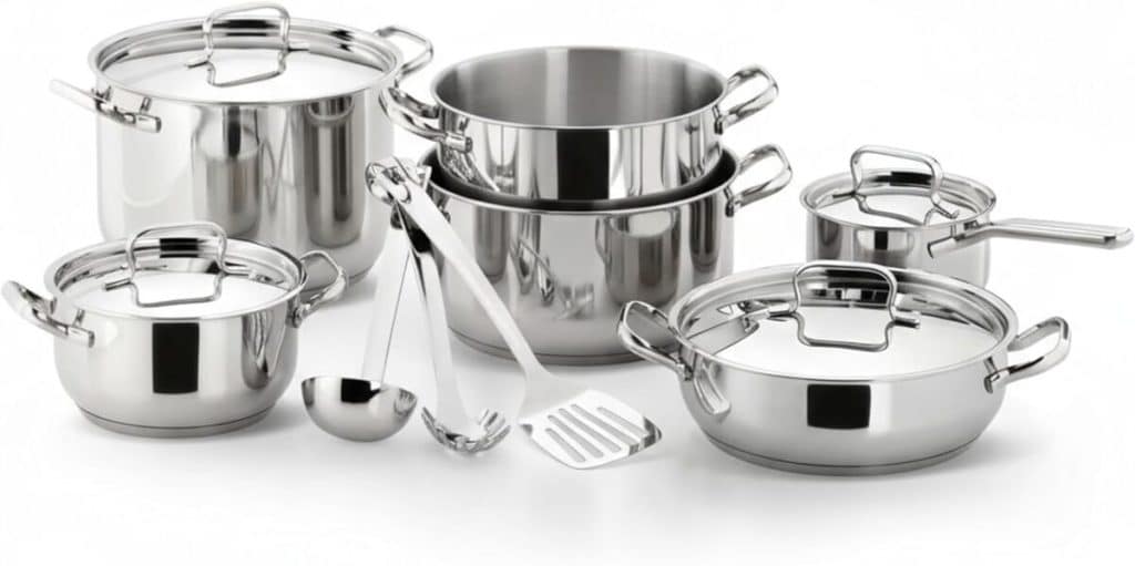 Test : batterie de cuisine Lagostina Sfiziosa, 13 pièces en acier inox