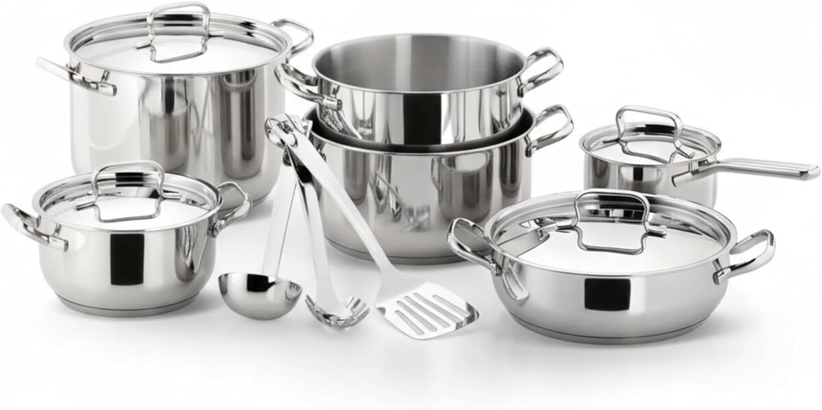 Test : batterie de cuisine Lagostina Sfiziosa, 13 pièces en acier inox