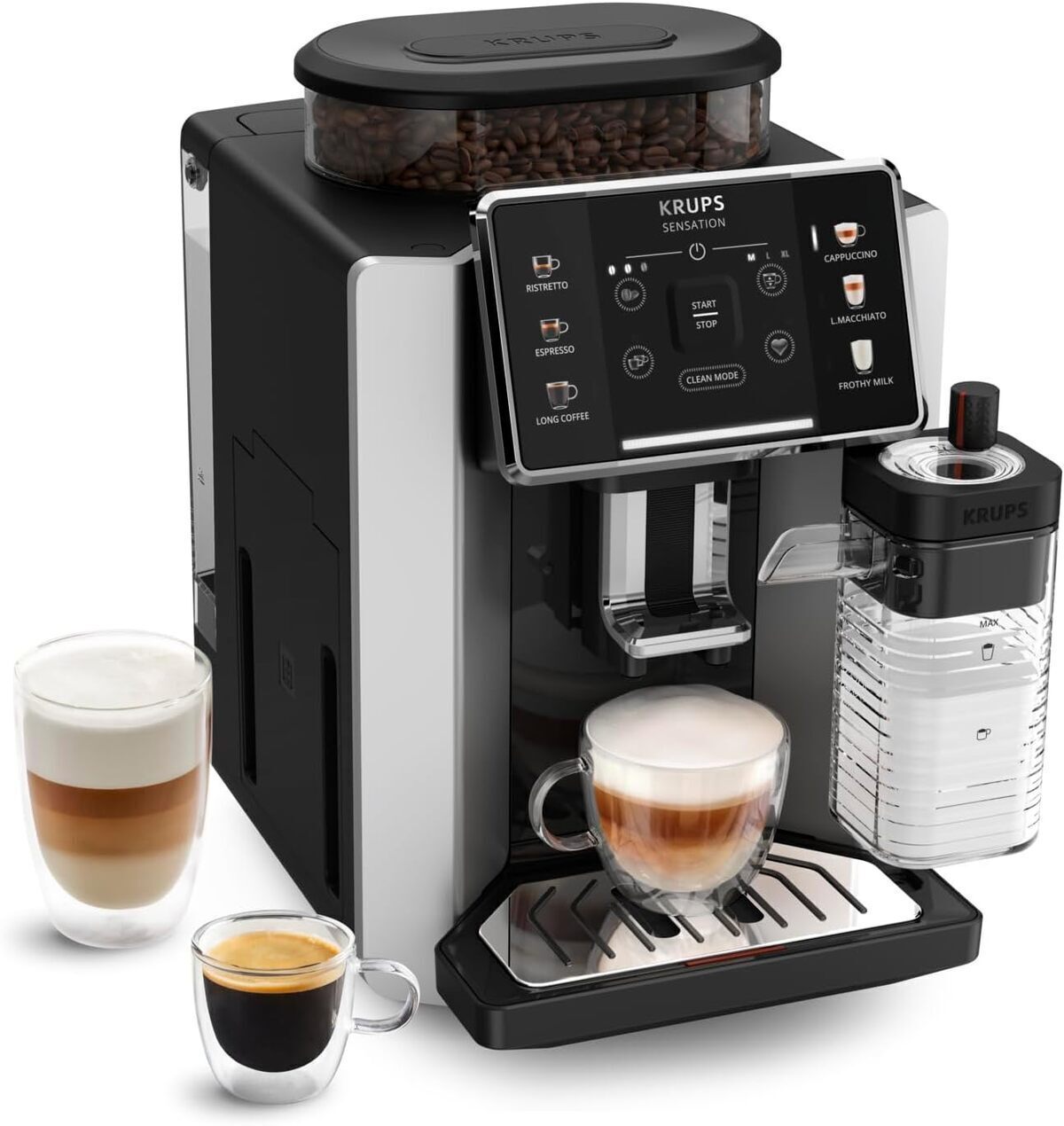 Test de la Krups EA912E10 : expresso automatique et cappuccino parfaits