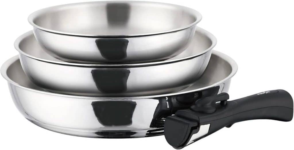 Test du coffret 3 poêles inox TeCuisine : cuisinez sainement