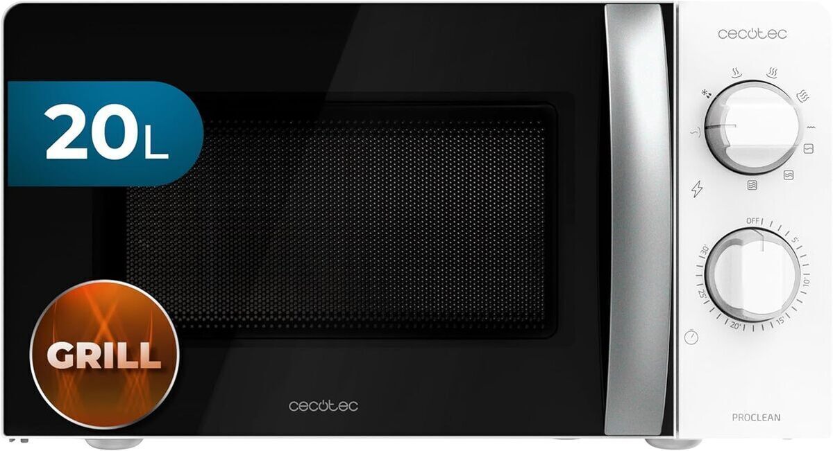 Test du micro-onde Cecotec Proclean 2110 : puissance et polyvalence