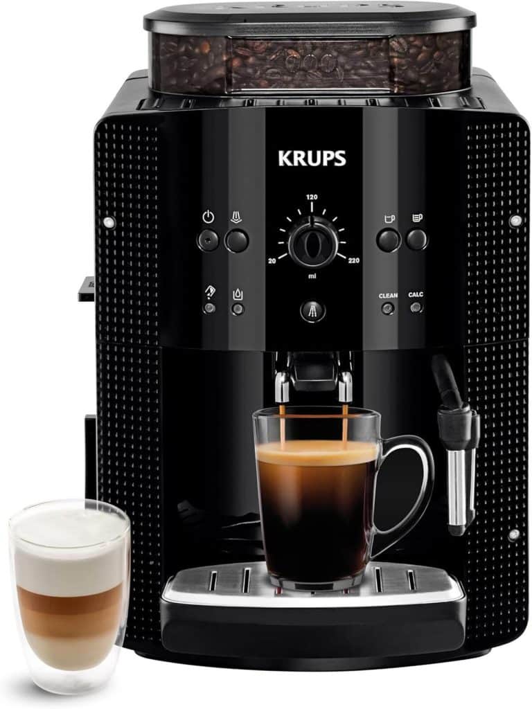 Test : machine à café grain Krups essential YY8125FD