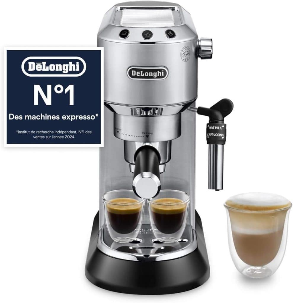 Test : machine expresso De'longhi Dedica Style EC685.M compacte et performante
