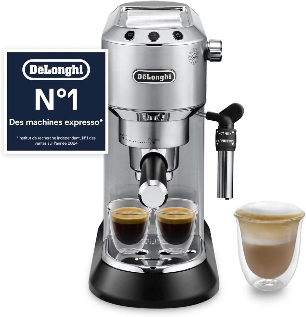 Test : machine expresso De'longhi Dedica Style EC685.M compacte et performante