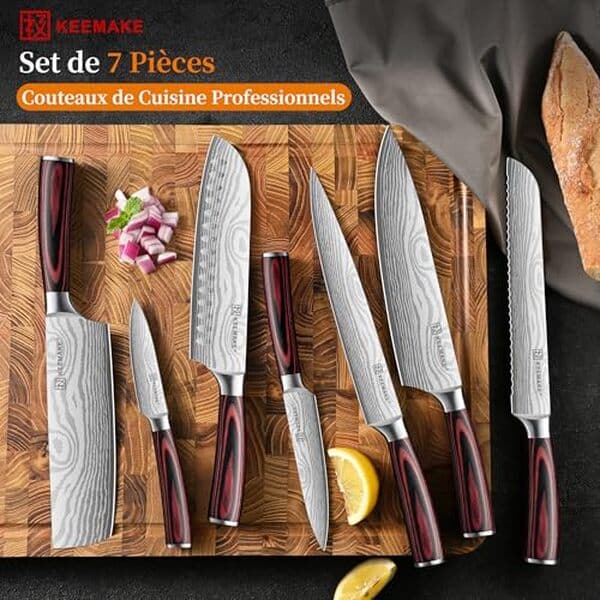 Découvrez notre avis détaillé sur le set de couteaux Keemake : performances, design et rapport qualité-prix pour équiper votre cuisine.