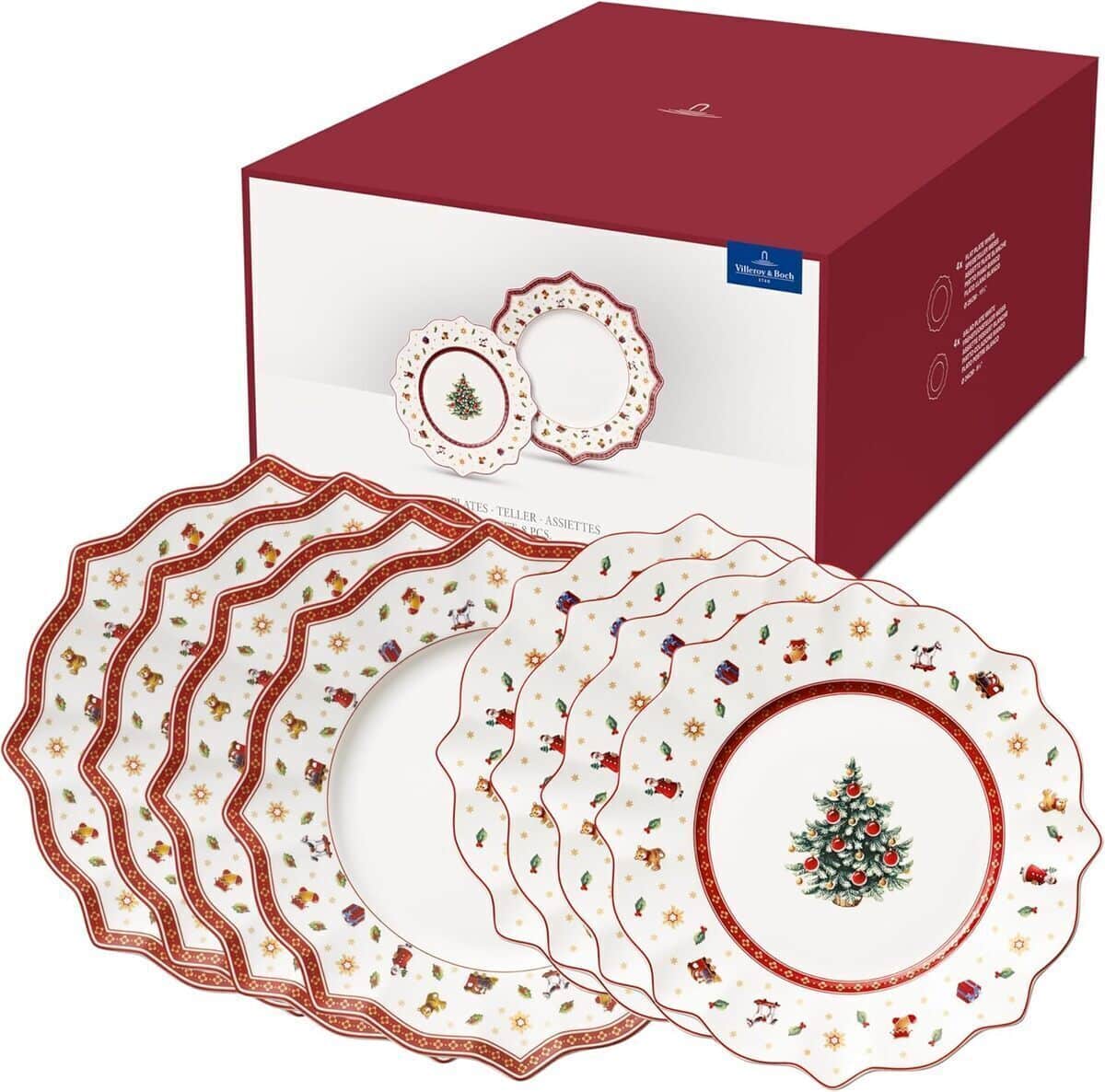 Avis : set de 8 assiettes multicolores Villeroy & Boch