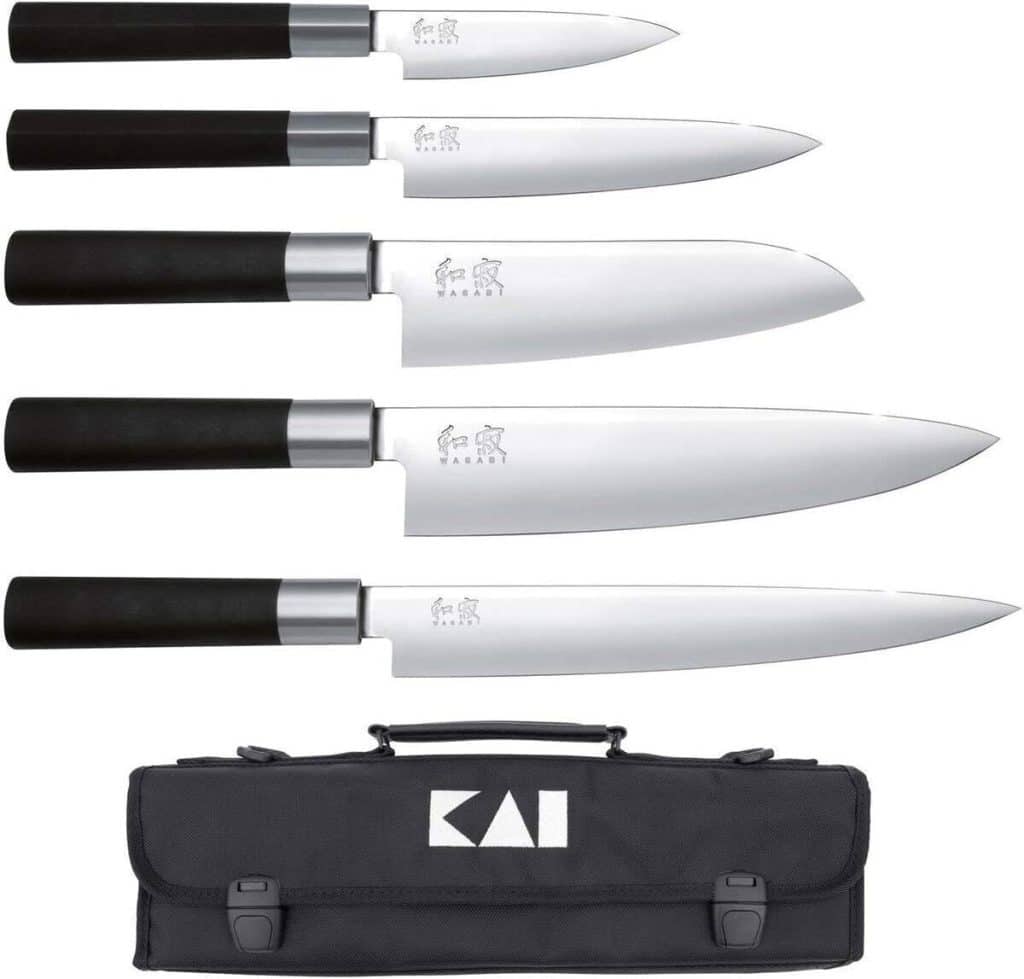 Test : couteaux Kai Wasabi Black Europeset 6 Pièces