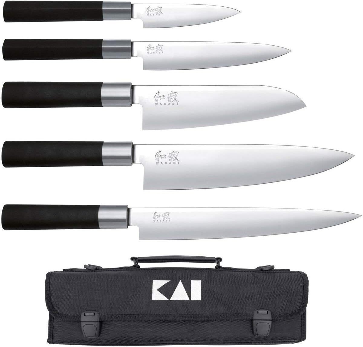 Test : couteaux Kai Wasabi Black Europeset 6 Pièces