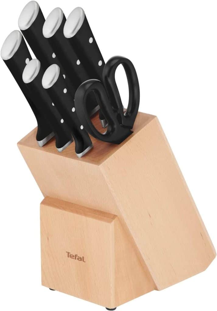 Test du bloc Tefal Ice Force 8 pièces : couteaux et ciseaux haute performance