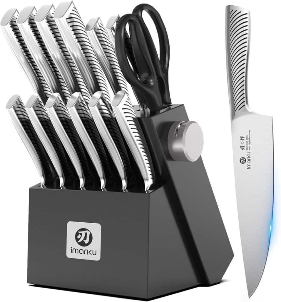 Test du set de couteaux imarku : performance et élégance en cuisine