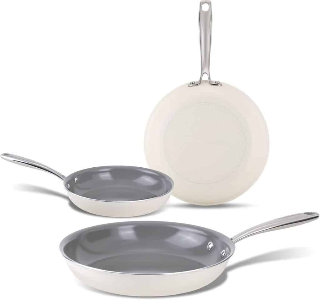 Test : poêles antiadhésives en céramique 20, 24, 28 cm
