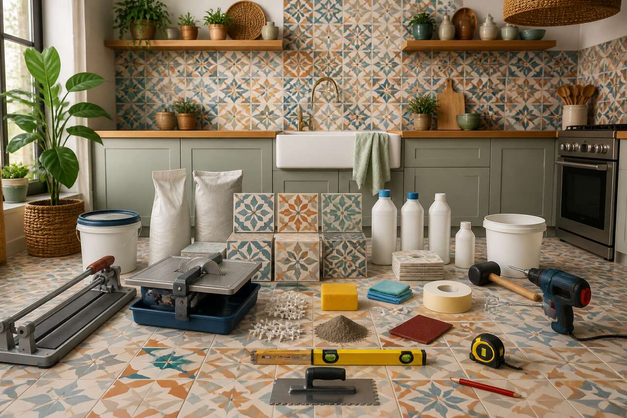 Carreaux de ciment : embellissez sols, murs et crédence de votre cuisine