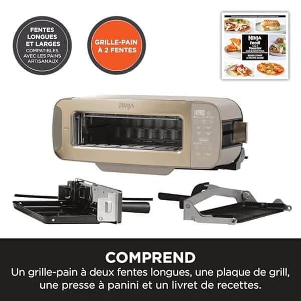 Découvrez notre test détaillé du Ninja Foodi 3-en-1 : un appareil électroménager polyvalent combinant grille-pain, grill et presse-panini pour des résultats optimaux en cuisine.
