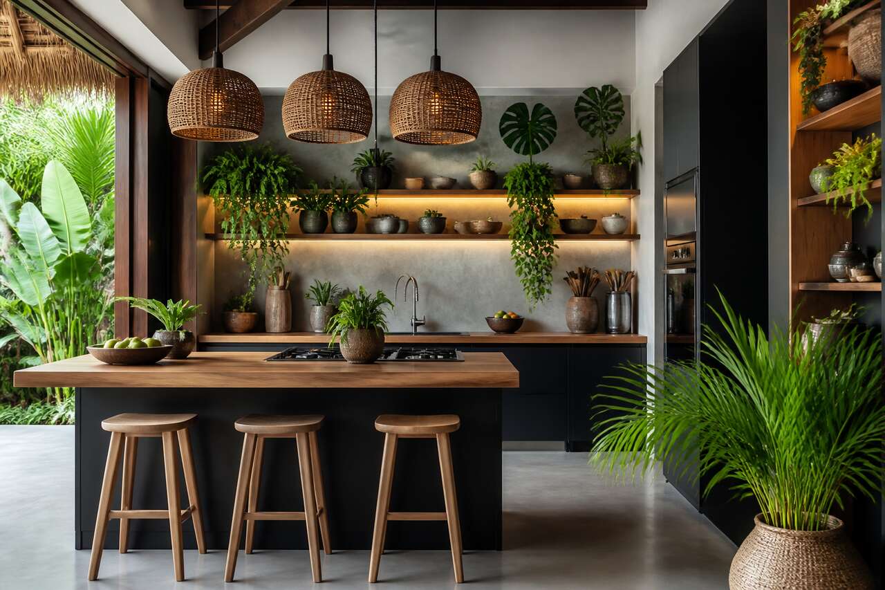 Intégrer les plantes tropicales dans une cuisine: esthétique et entretien Intégrer les plantes tropicales dans une cuisine: esthétique et entretien